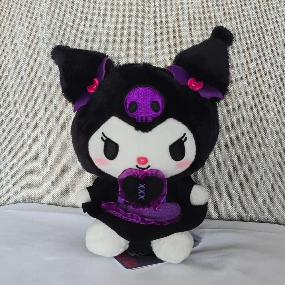 Kuromi Gothic Dress Plush NWT